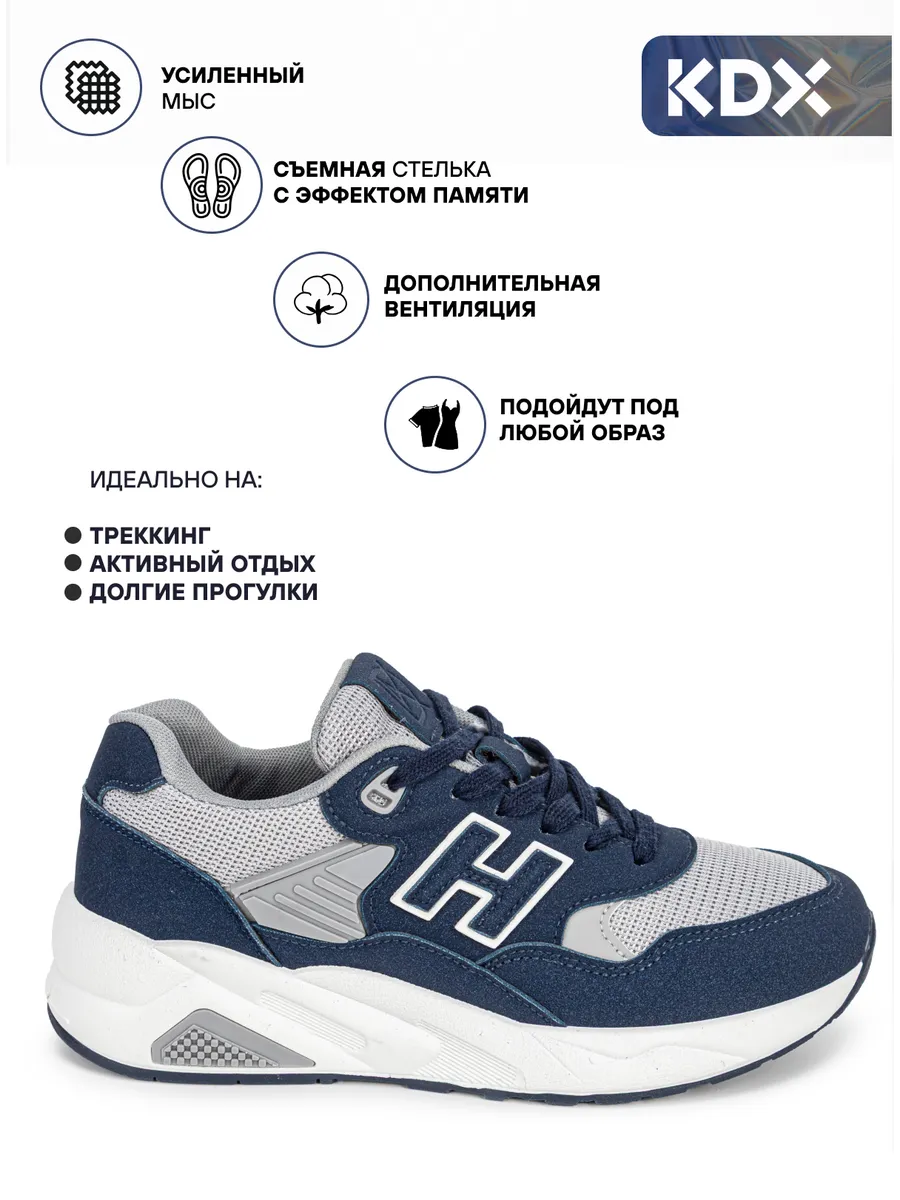 Кроссовки KDX ER-09 navy - фото 3