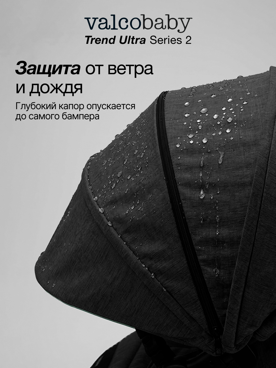 Коляска прогулочная Valco baby Trend Ultra серия 2 черный - фото 8