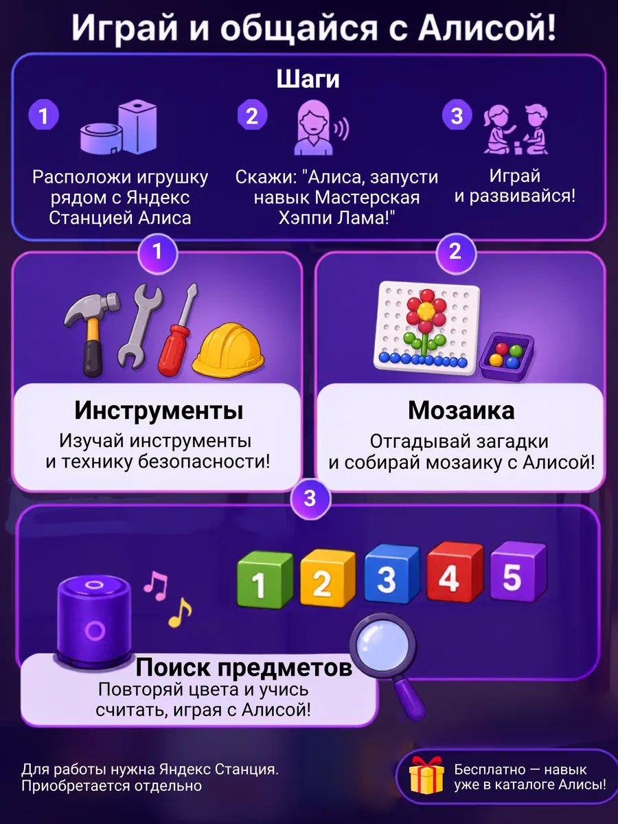 Конструктор HAPPY LAMA 263 дет. - фото 5
