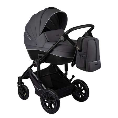 Коляска 3в1 Indigo Coin темно-серый