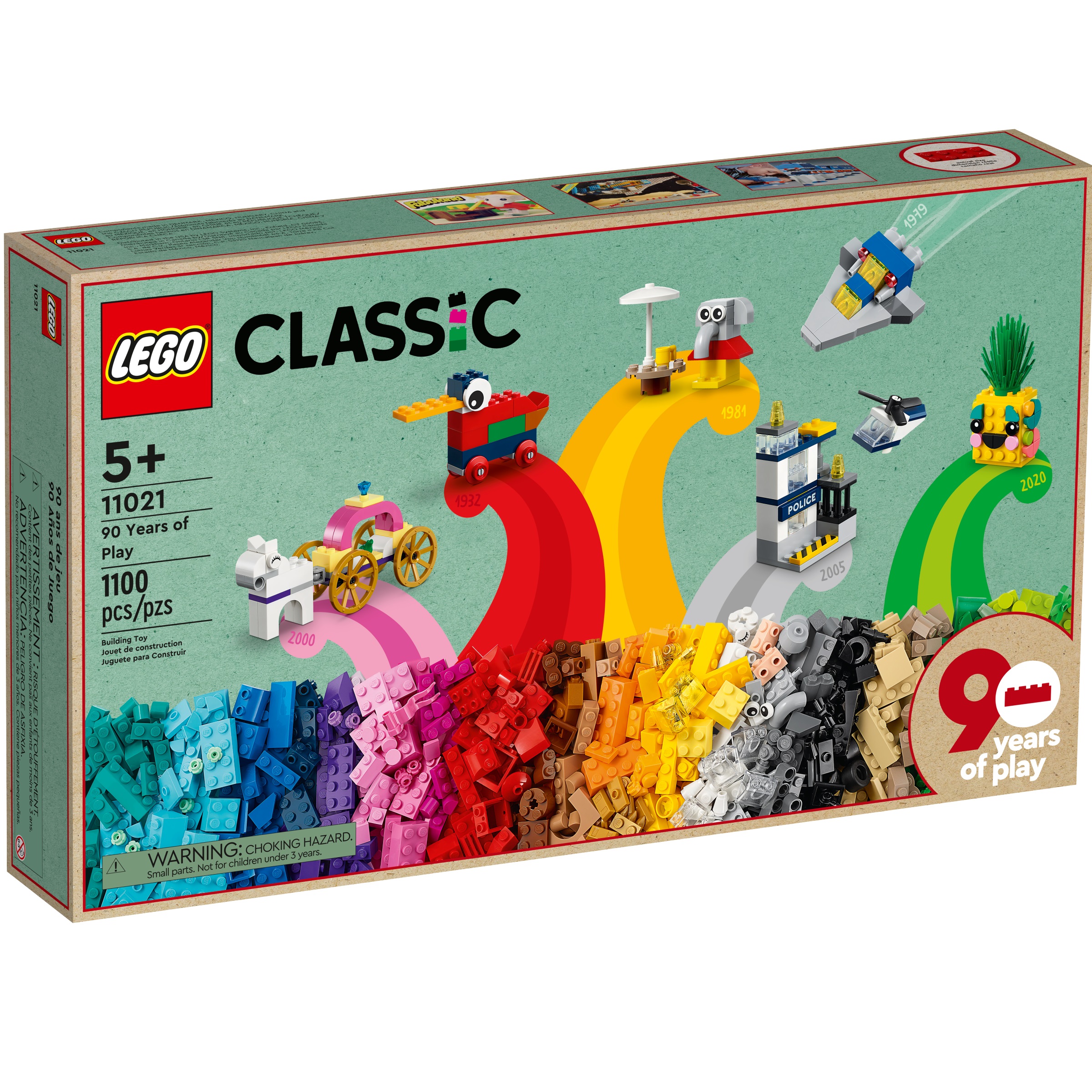 Конструктор LEGO Classic 90 лет 1100 дет. - фото 1