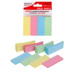 Этикетки-закладки Prof-Press самоклеящиеся 50*20 пастель 4 блока ЗС-1558