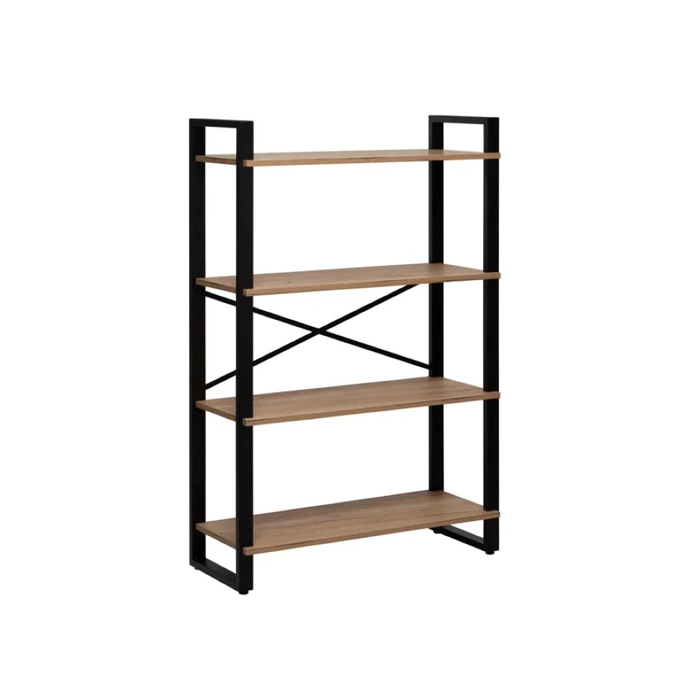 Стеллаж Leset Стилвуд 134 Черный/Дуб крафт золотой - фото 8