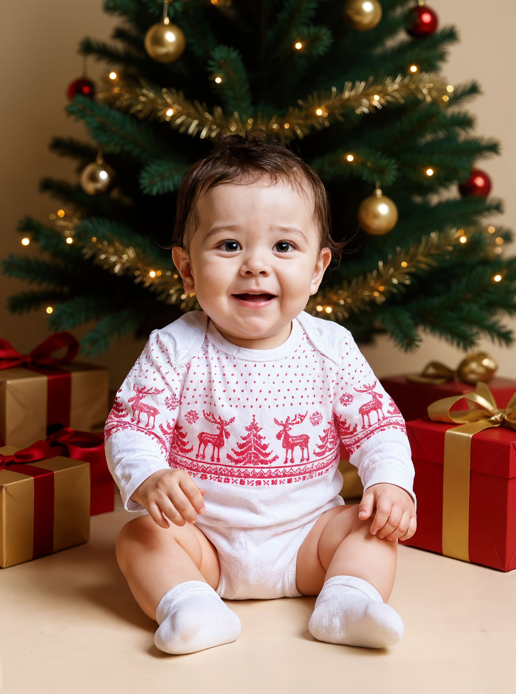 Боди KiMMi Baby КБ-1308072п белый_орнамент - фото 3