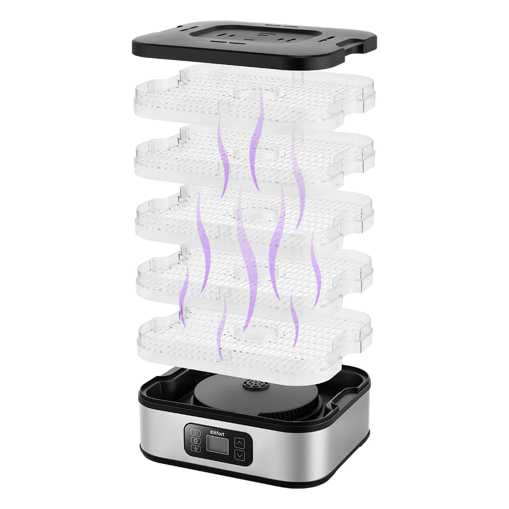 Сушилка для овощей и фруктов KITFORT КТ-4945 - фото 2