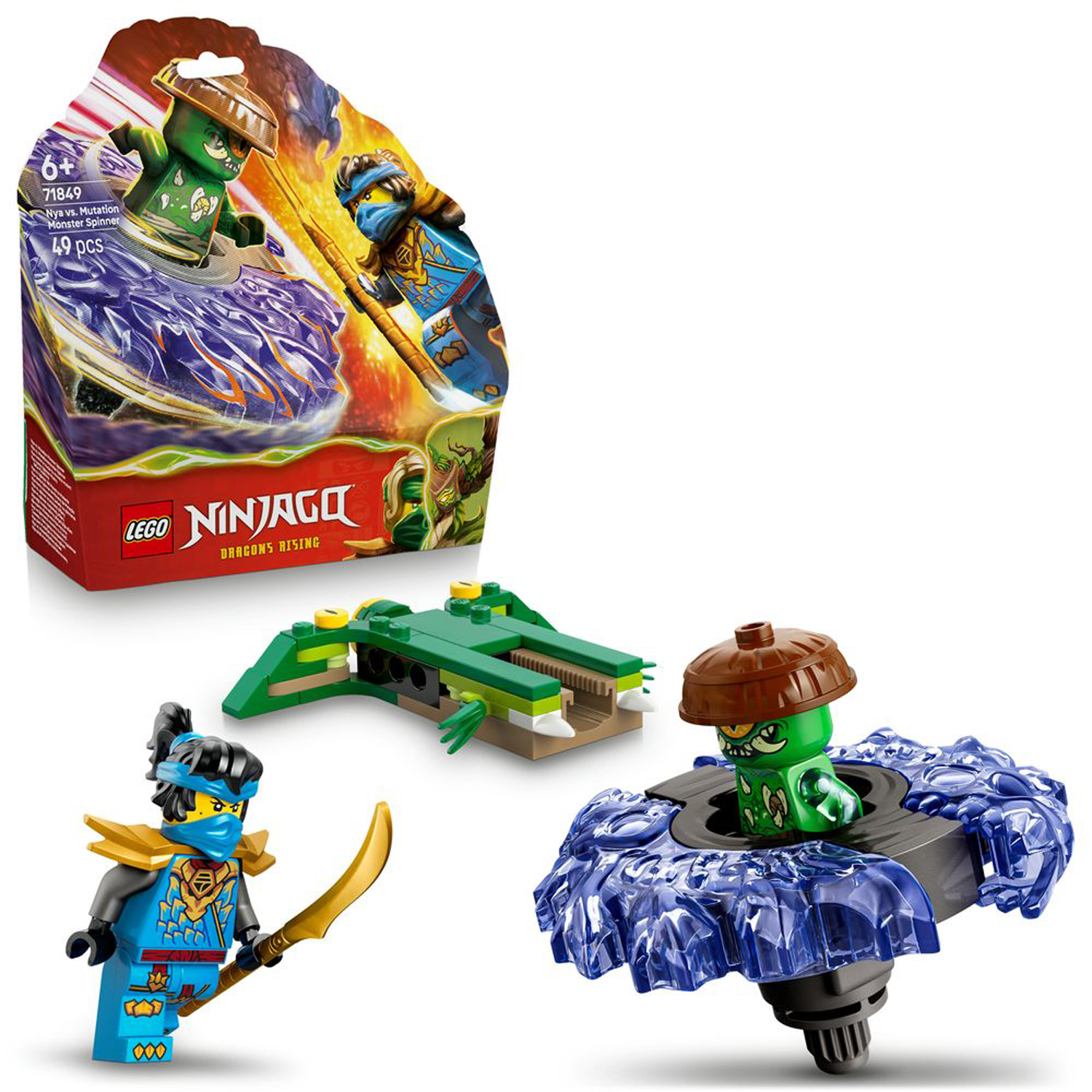Конструктор LEGO NINJAGO Ния против монстра 49 дет. - фото 1