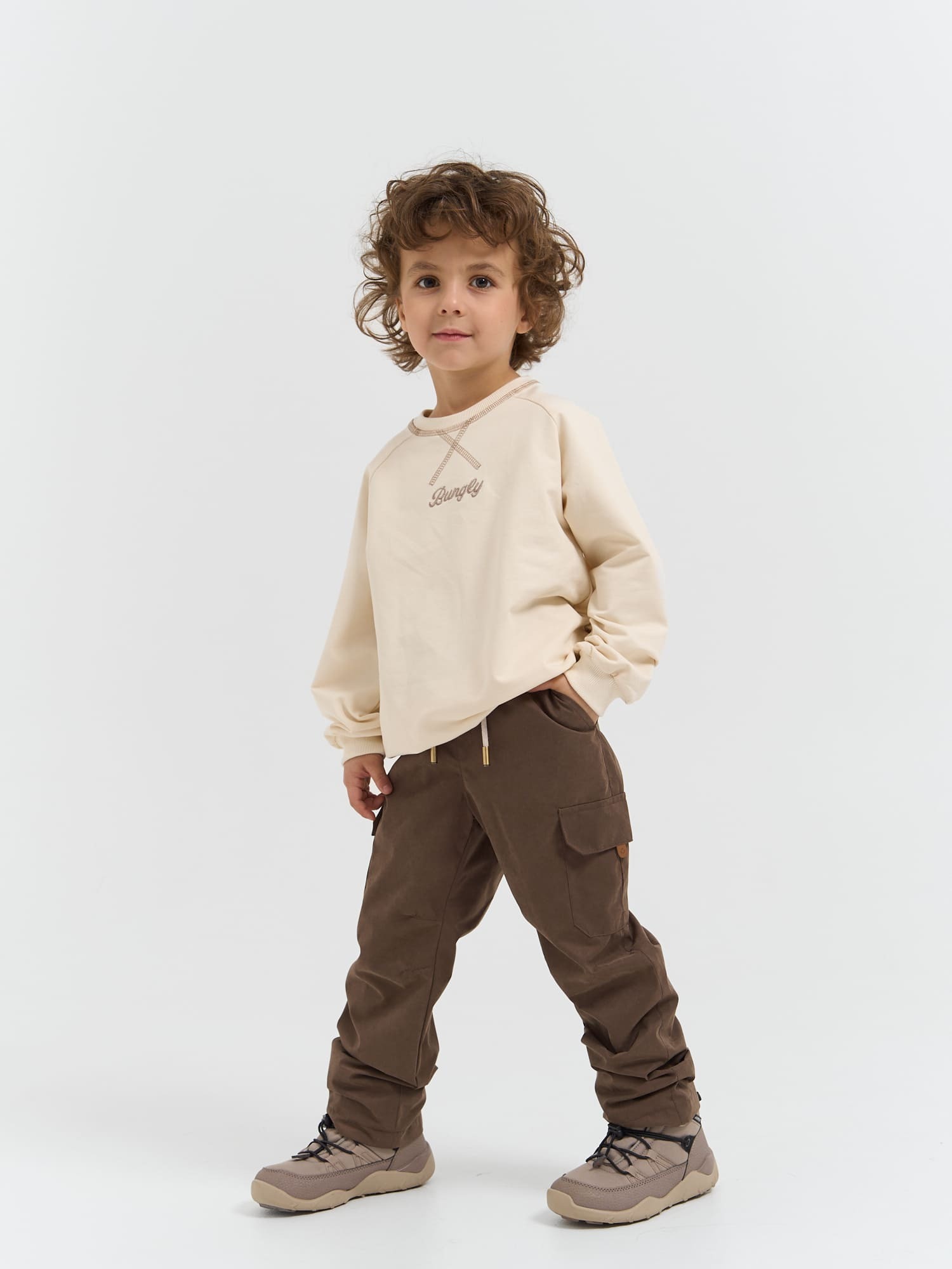 Брюки BUNGLY 1R7517/Кофе - фото 3