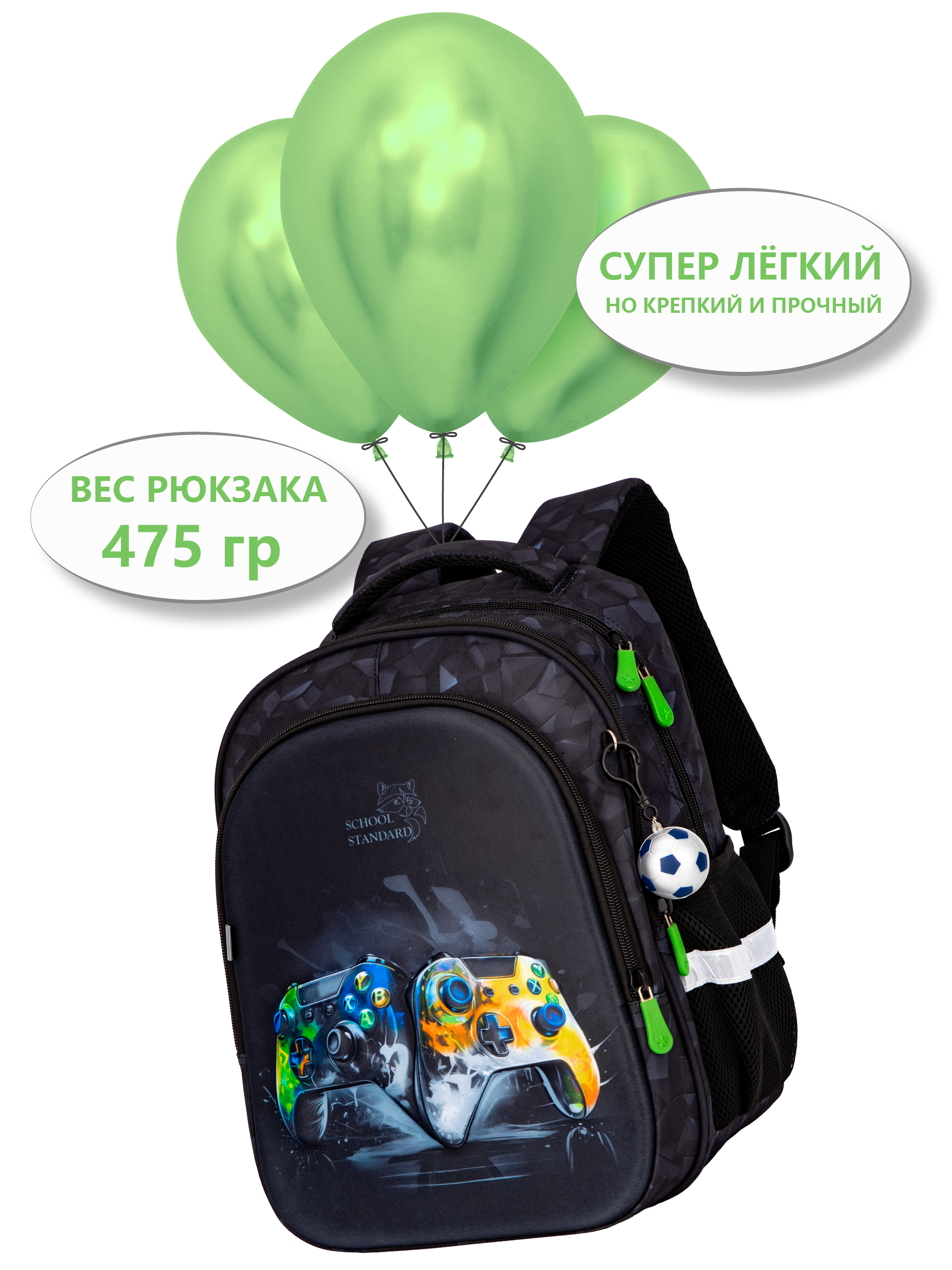 Рюкзак School Standard первокласснику набор 4 в 1 - фото 10