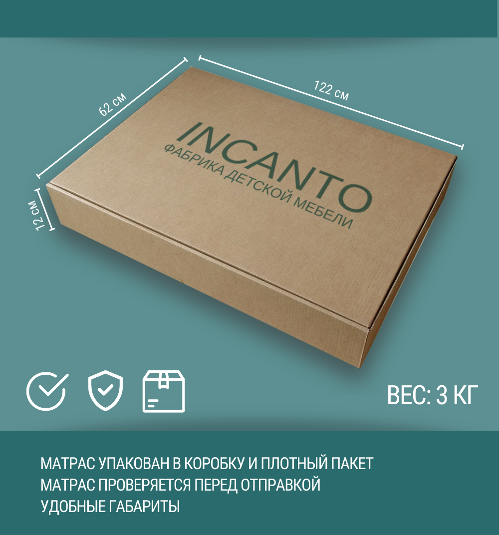 Матрас Incanto UOMO 120х60 - фото 6