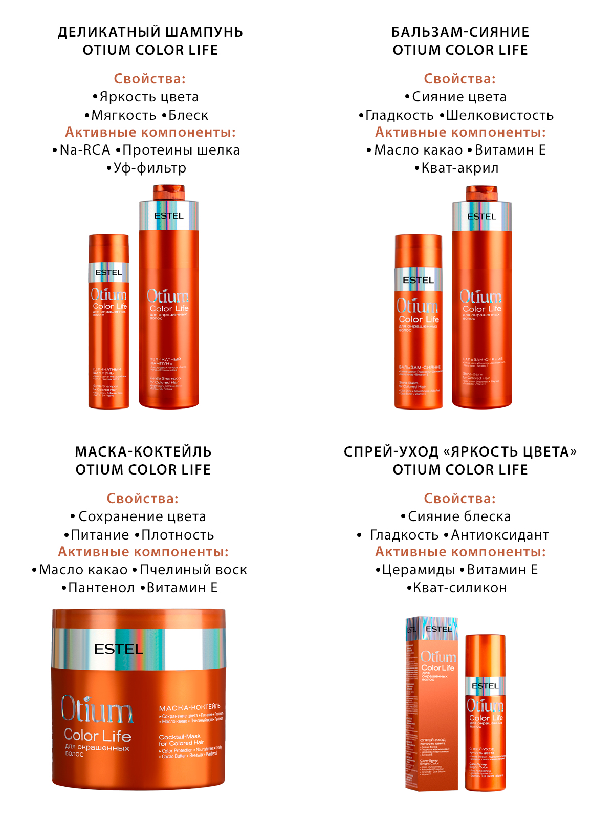 Спрей Estel Professional Otium Color Life 200 мл - фото 5