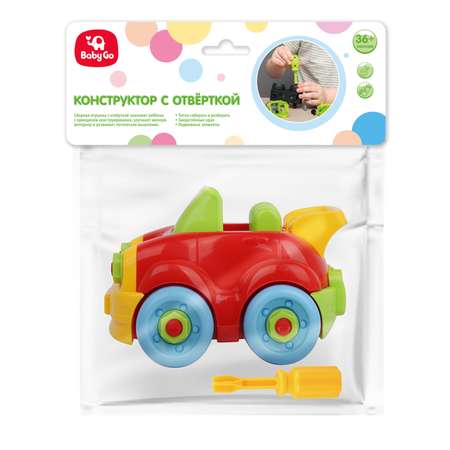 Конструктор BabyGo Машинка сборная игровая модель в ассортименте