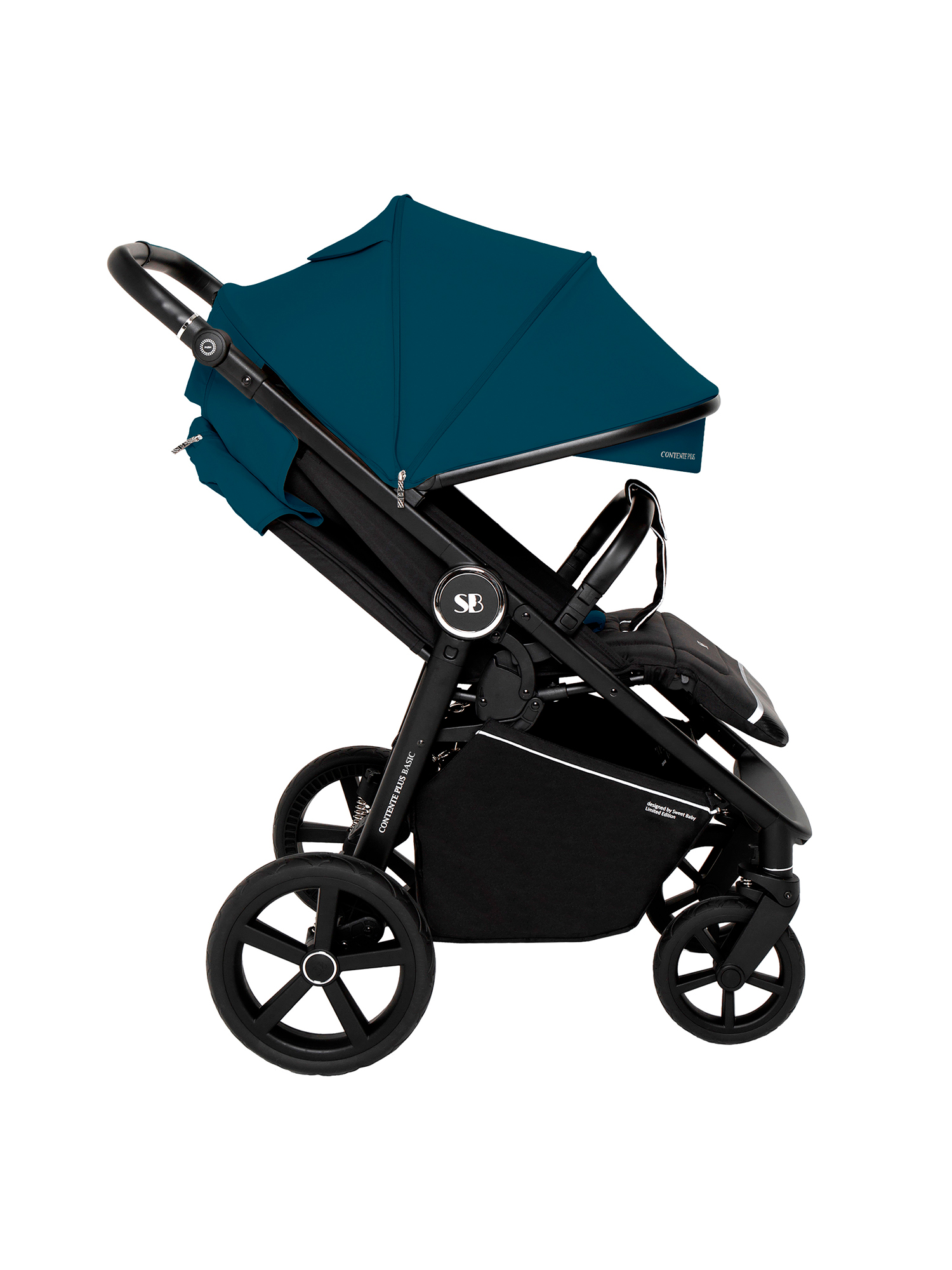 Коляска прогулочная Sweet Baby Contente Plus Basic Dark Green зеленый - фото 13