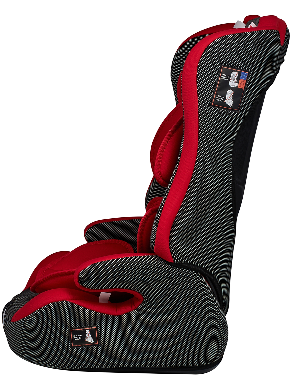 Автокресло Teddy Bear 513R/17 red-black dot 1/2/3 (9-36 кг) красный - фото 4