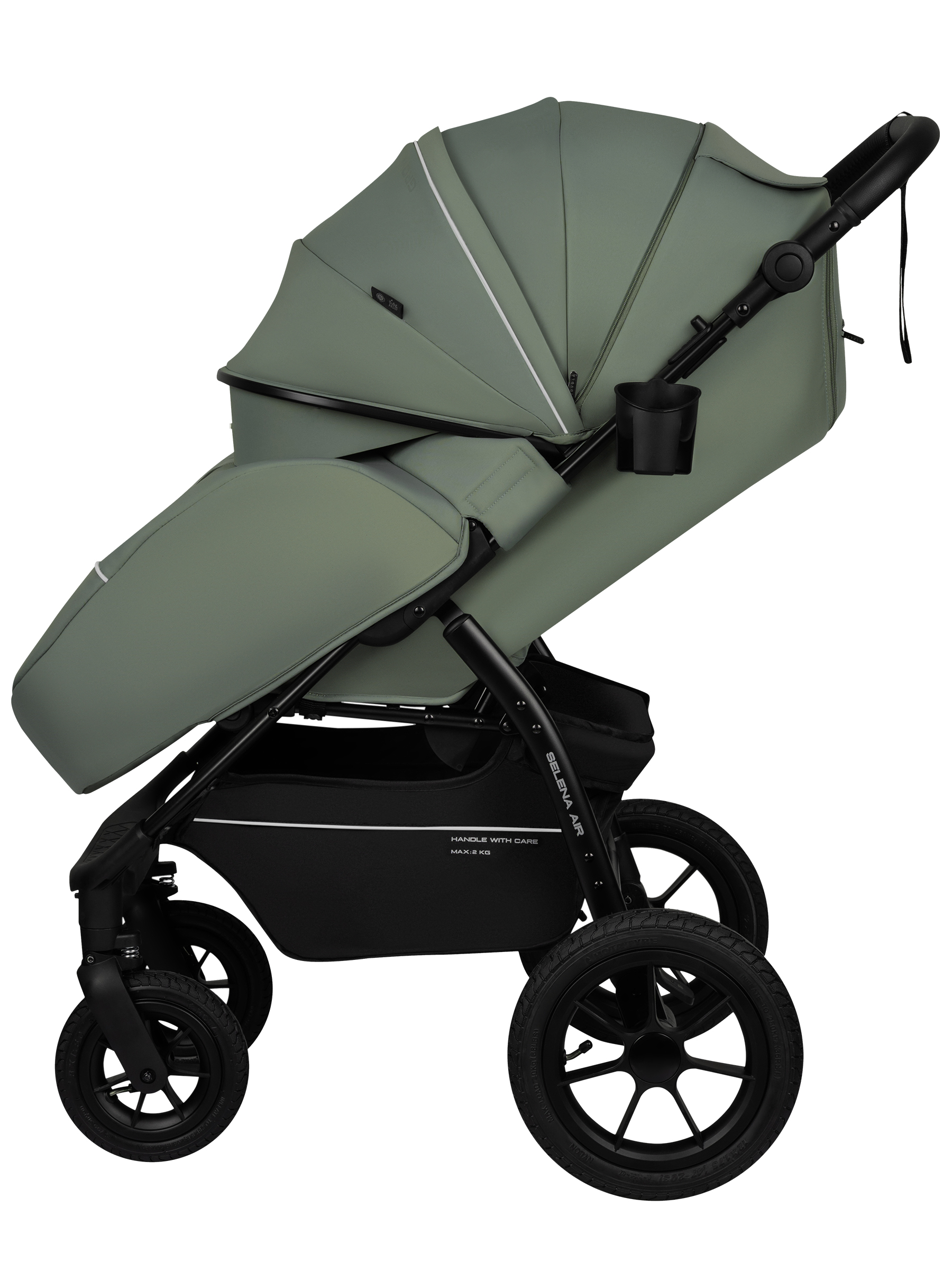 Коляска прогулочная JOVOLA Selena Air new зеленый - фото 7