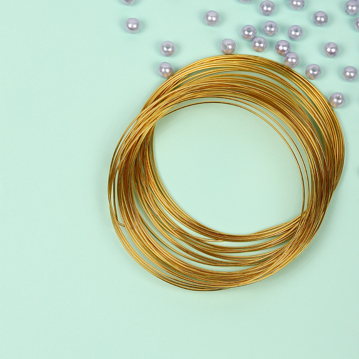 Проволока Magic 4 Hobby Ø 1мм цвет золото рул.10м - фото 5