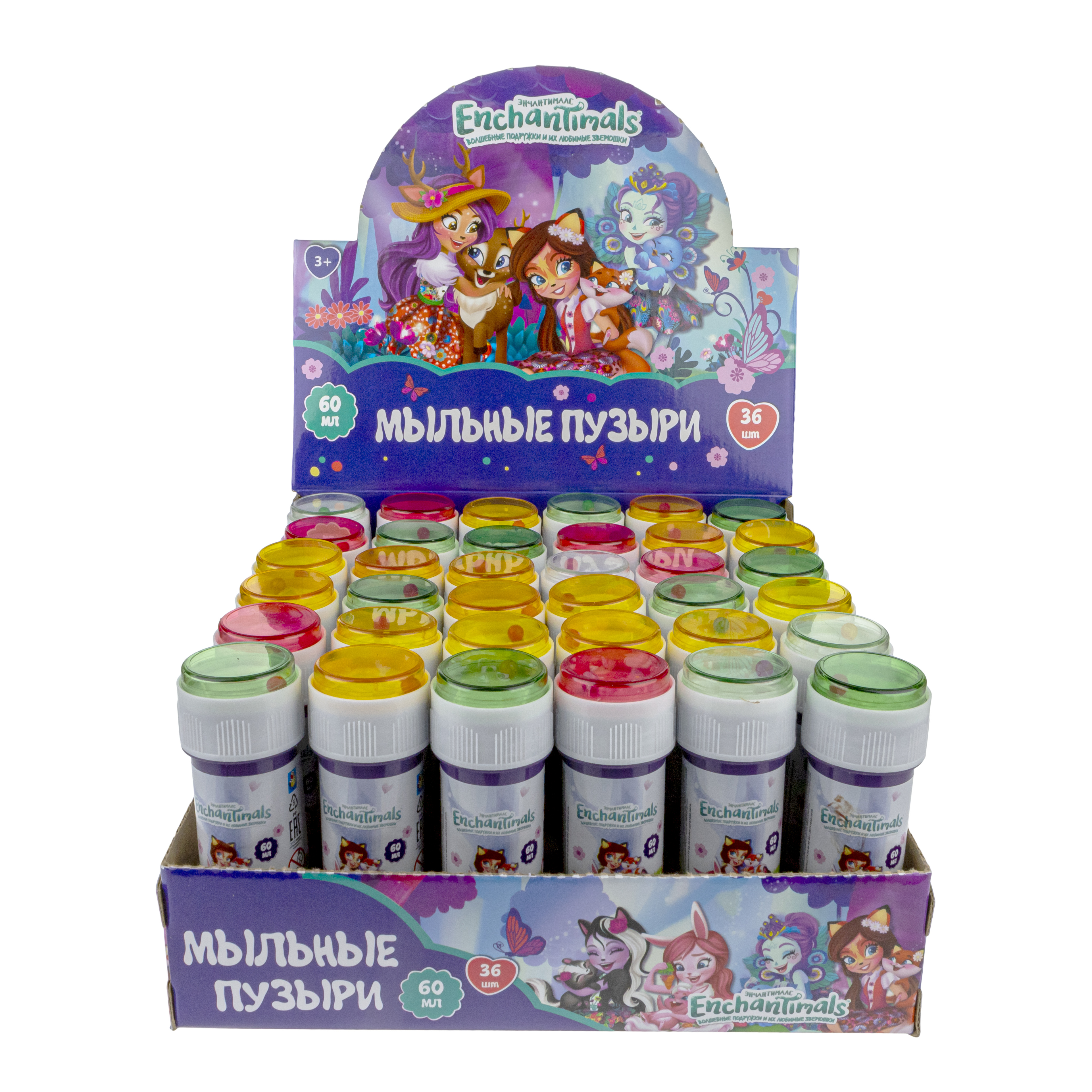 Мыльные пузыри 1TOY набор Enchantimals 36 штук - фото 8