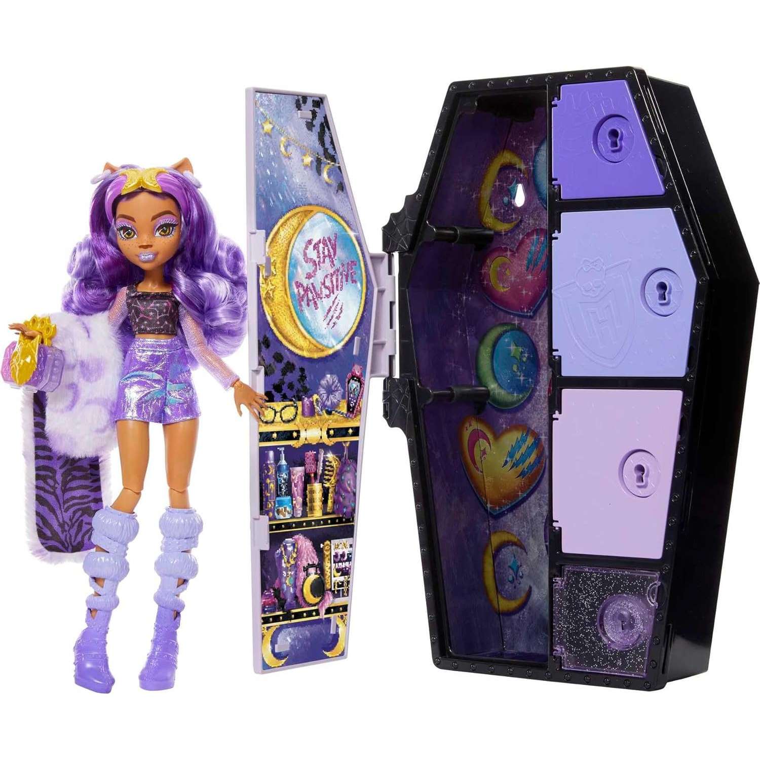 Кукла модельная Monster High Skulltimate Secrets Clawdeen HNF74 - фото 1