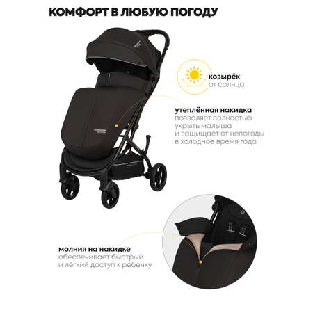 Коляска прогулочная JOVOLA Reid черный черный