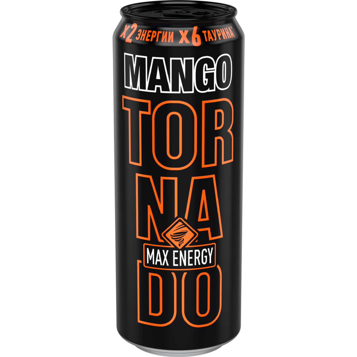 Напиток энергетический TORNADO Max Energy Mango 0 - фото 5
