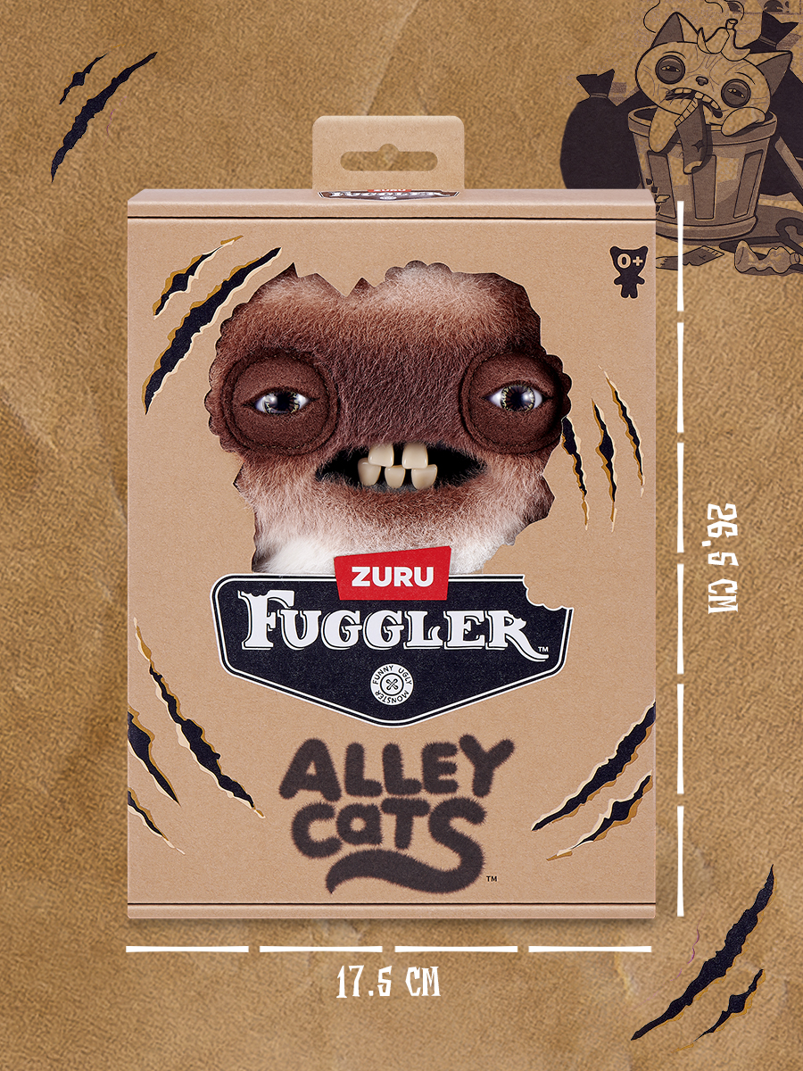 Мягкая игрушка Zuru FUGGLER Дикие коты Сиамский кот - фото 3