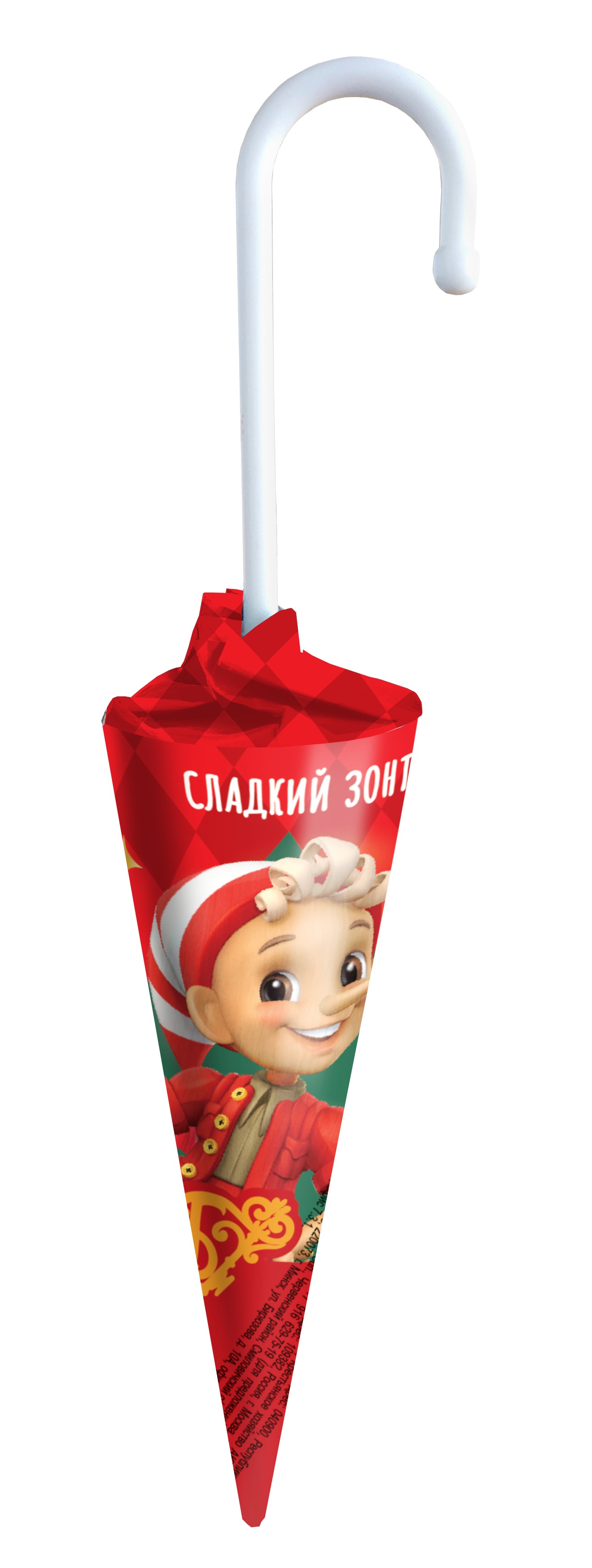 Сладкий зонтик Конфитрейд Буратино 20г - фото 1