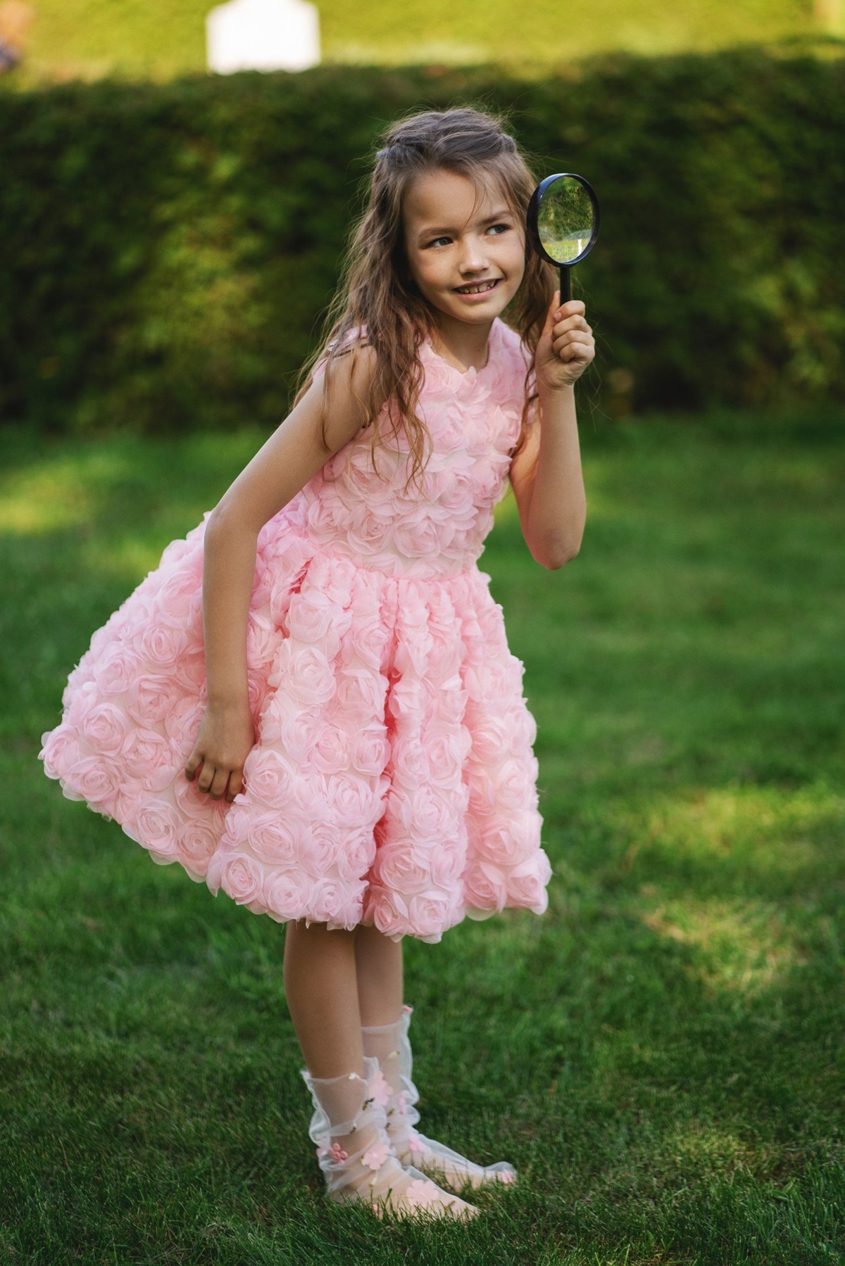 Платье LELUkids LD0121_флер_розовый - фото 2