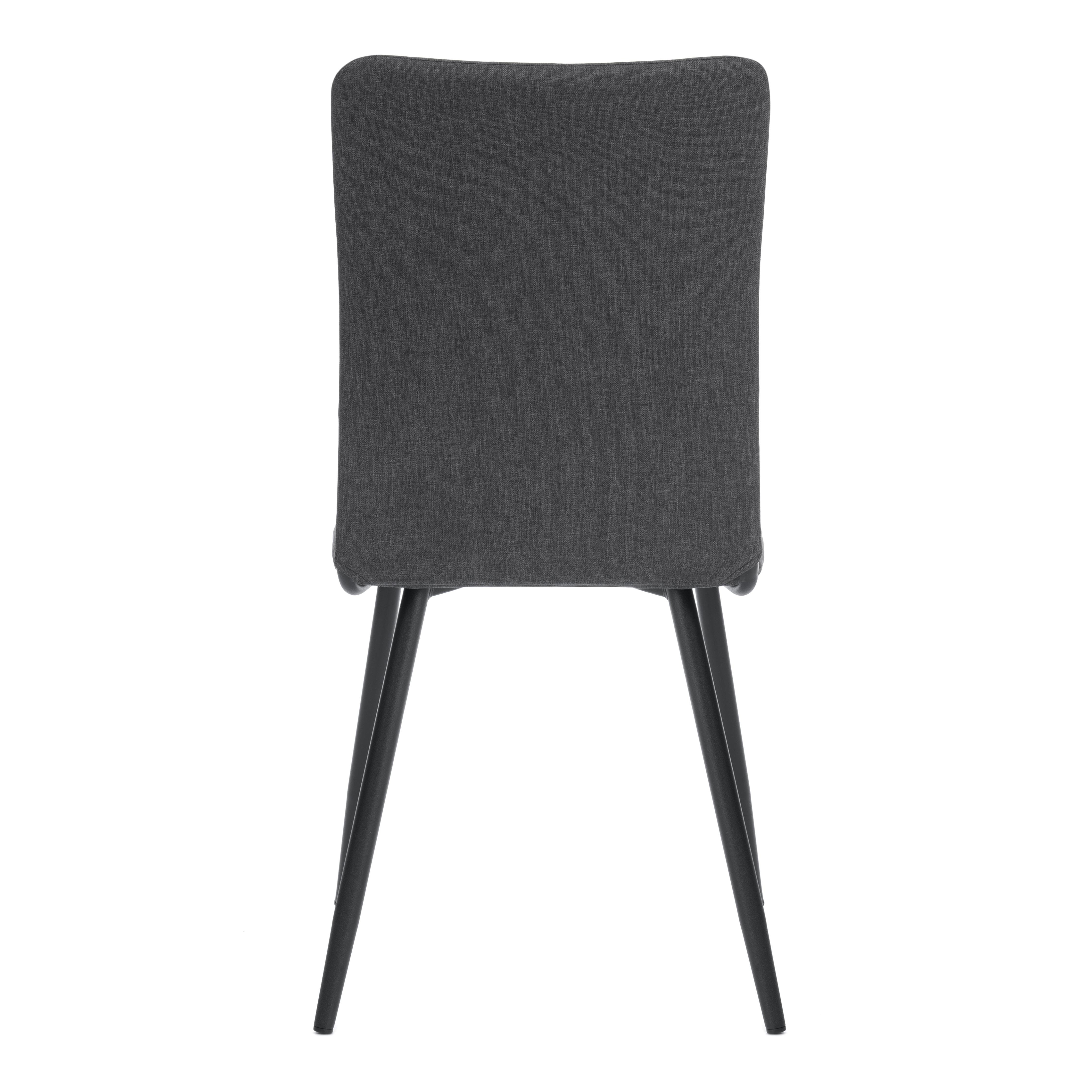 Стул TETCHAIR La Rousse рогожка, темно-серый 2 шт. - фото 5