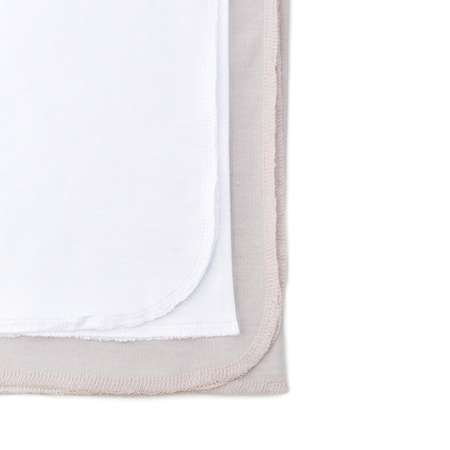 Комплект пеленок Happy Baby 2шт Beige-White 90104