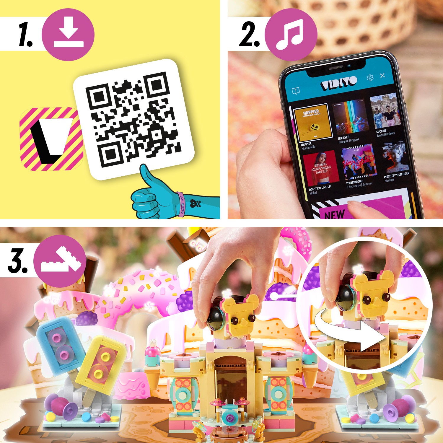 Конструктор LEGO VIDIYO Candy Castle Stage - фото 6