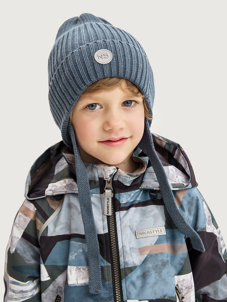 Шапка NIKASTYLE 11м21326 джинс - фото 3