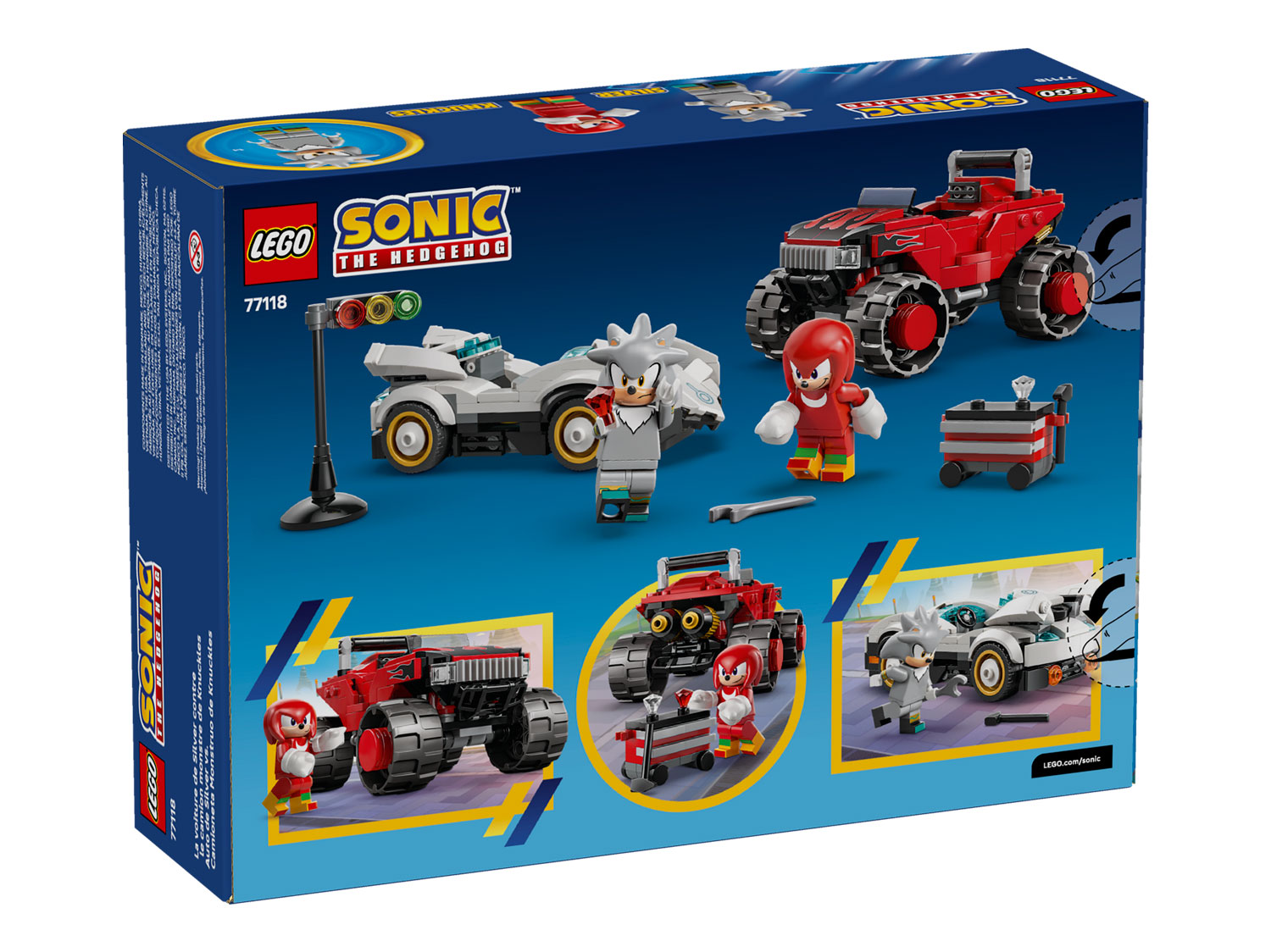 Конструктор LEGO Sonic the Hedgehog Автомобиль Сильвера 378 дет. - фото 7