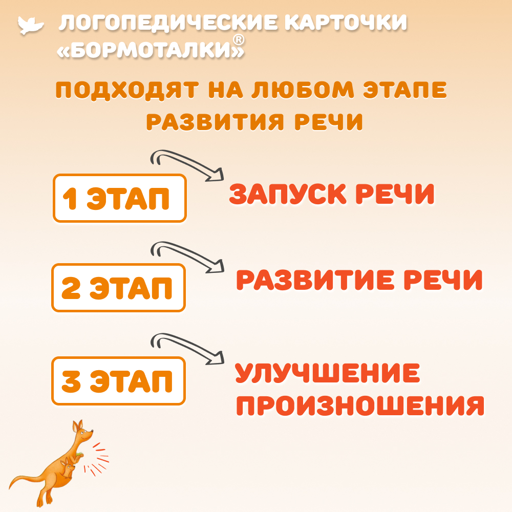 Бормоталки 1,5+ Умницa Логопедические карточки для запуска и развития речи - фото 9