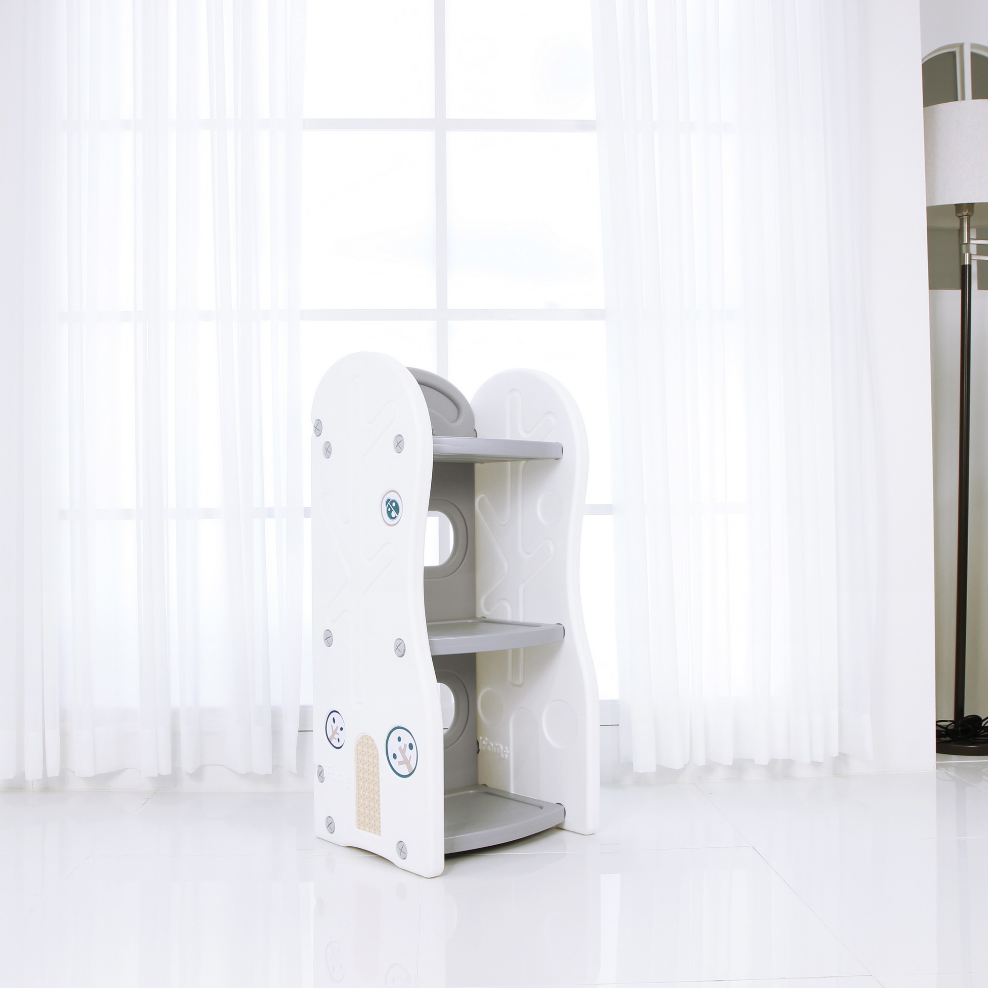 Стеллаж для игрушек Ifam DesignToy-2 Серый IF-047-DO2-G - фото 7