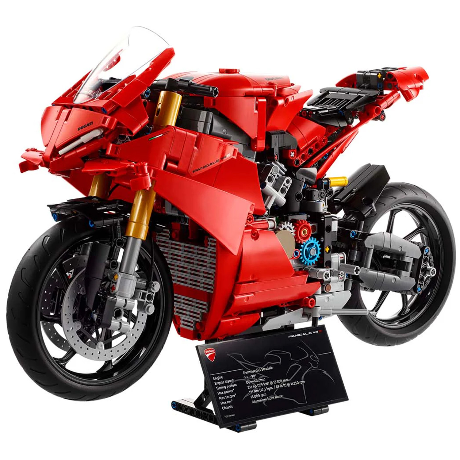 Конструктор LEGO Technic Мотоцикл Ducati Panigale 1603 дет. - фото 9