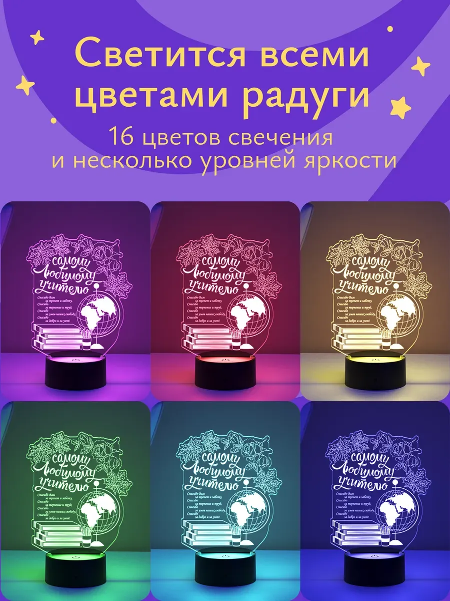 Ночник Светофей Самому любимому учителю - фото 7