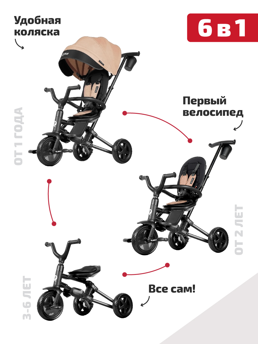 Трехколесный велосипед QPLAY - фото 2