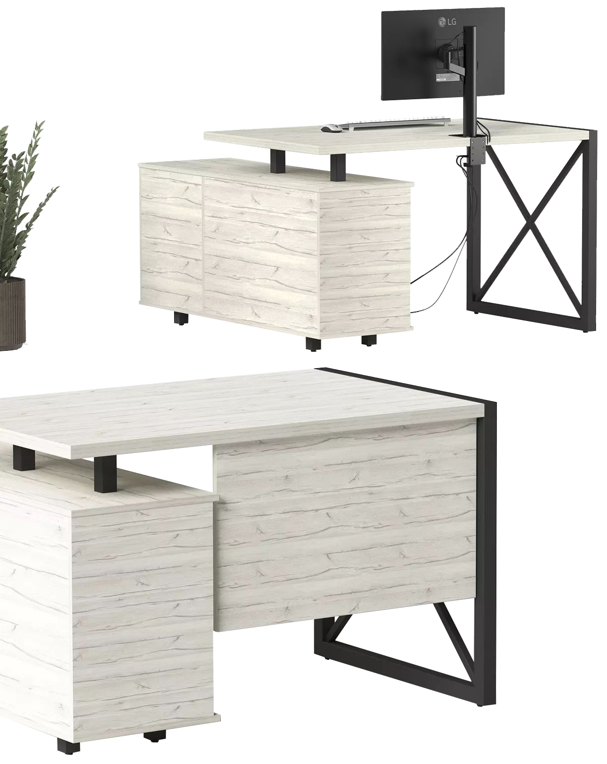 Письменный стол КАЛИФОРНИЯ МЕБЕЛЬ Хардвиг 1200 - фото 12