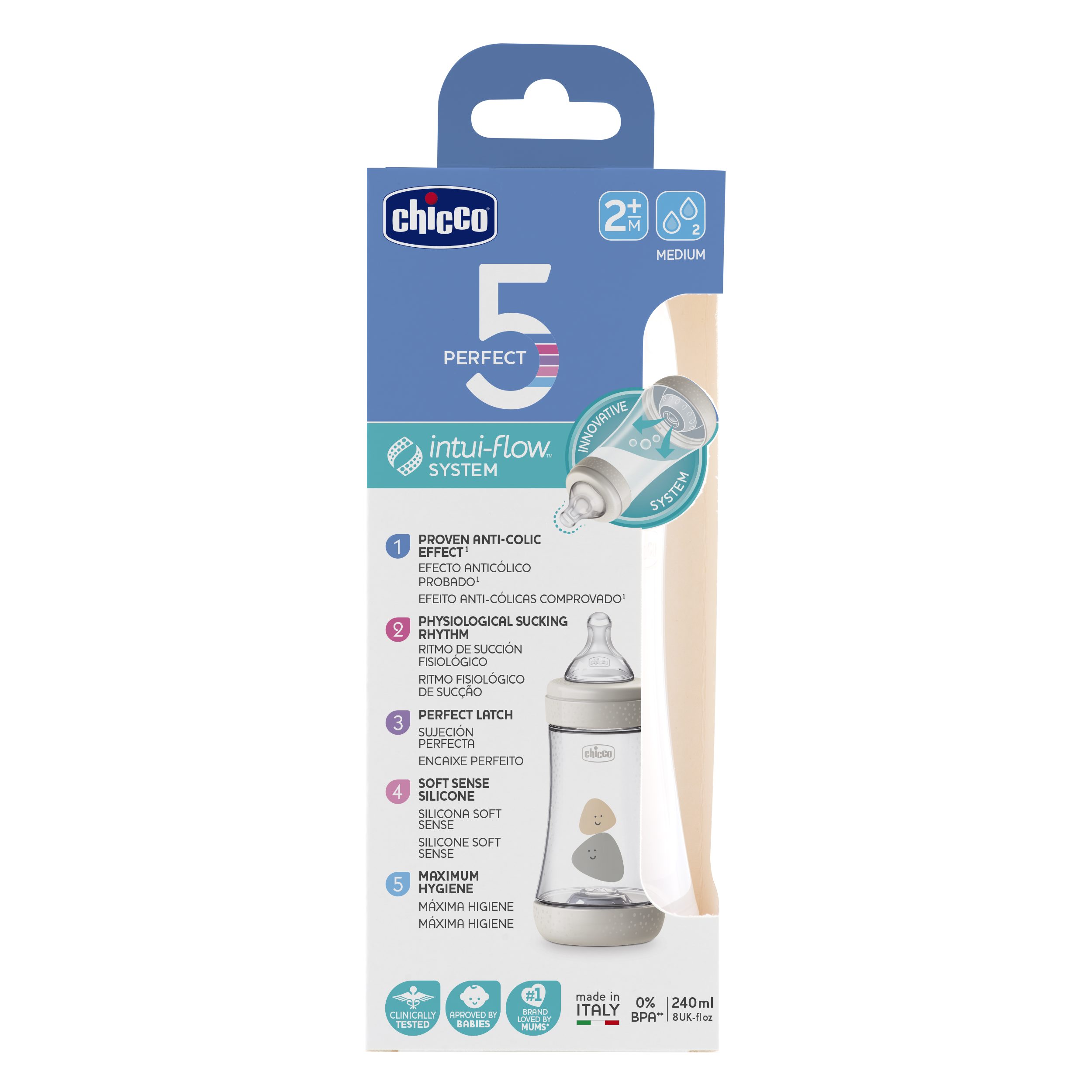 Бутылочка Chicco 240 мл - фото 4