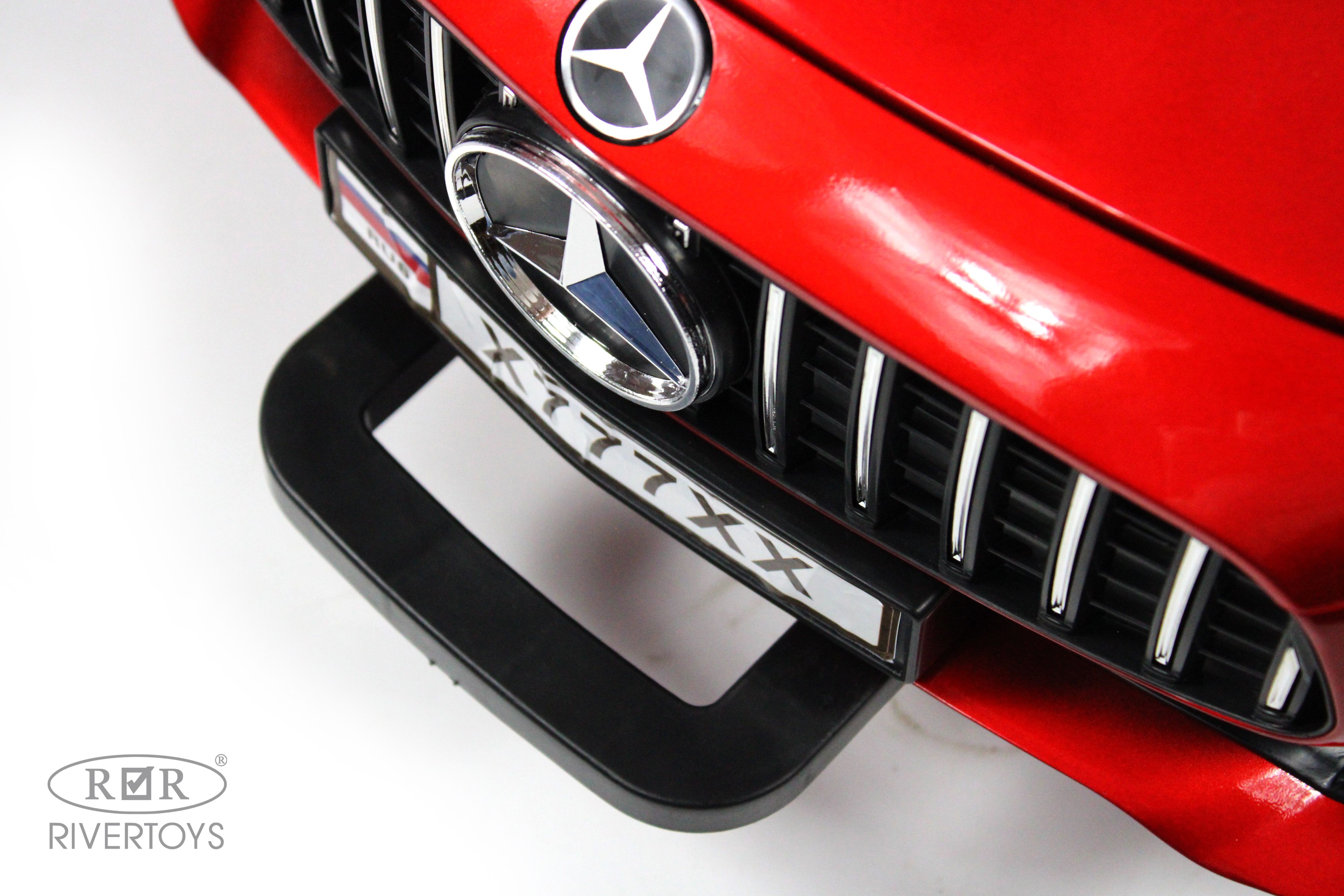 Электромобиль RIVERTOYS Mercedes X777XX-AMG-RED-GLANEC С пультом ДУ - фото 12