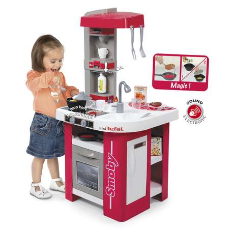 Игрушечная кухня Smoby с аксессуарами: 27 шт.