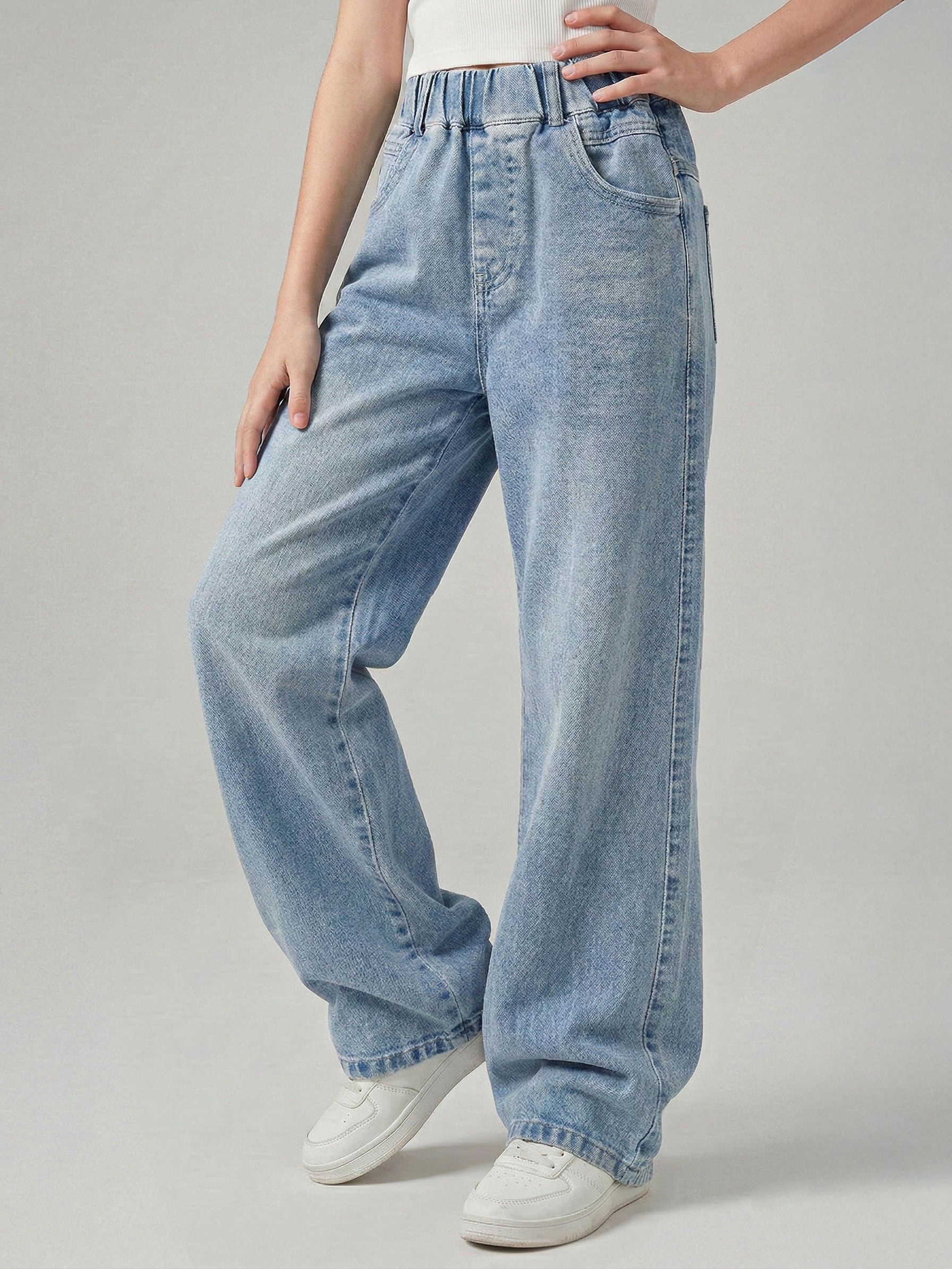 Джинсы-трубы СИНИЙ МИР R94-IL - фото 1