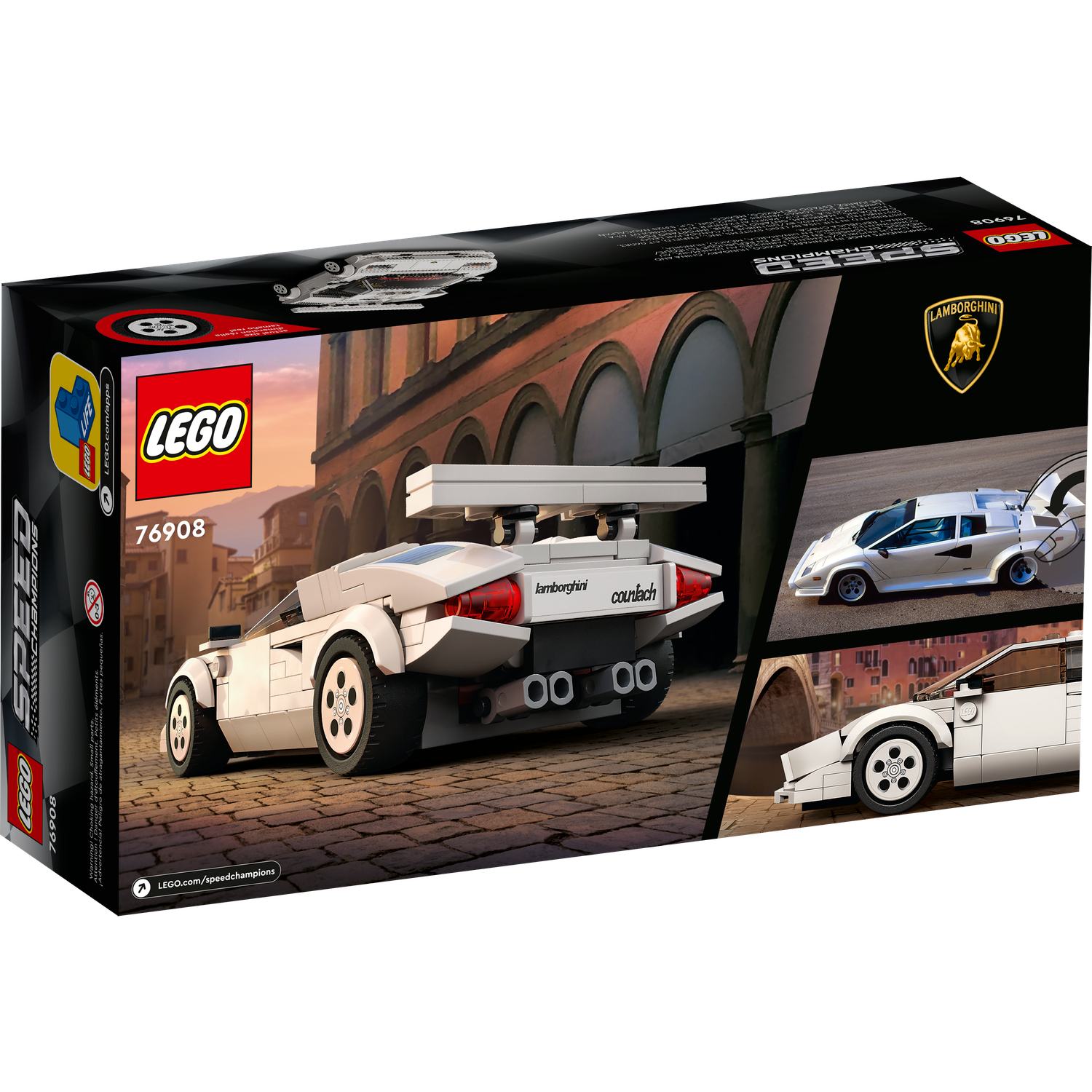 Конструктор LEGO Speed Champions Lamborghini Countach блочный - фото 5