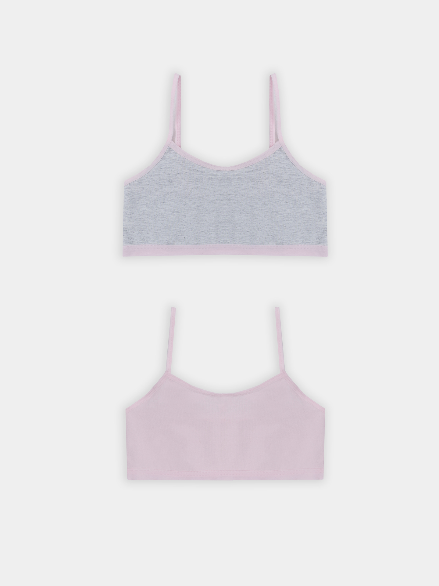 Топ 2 шт Mark Formelle (Марк Формэль) 517718-2/розовый +серый меланж 4306-А - фото 1