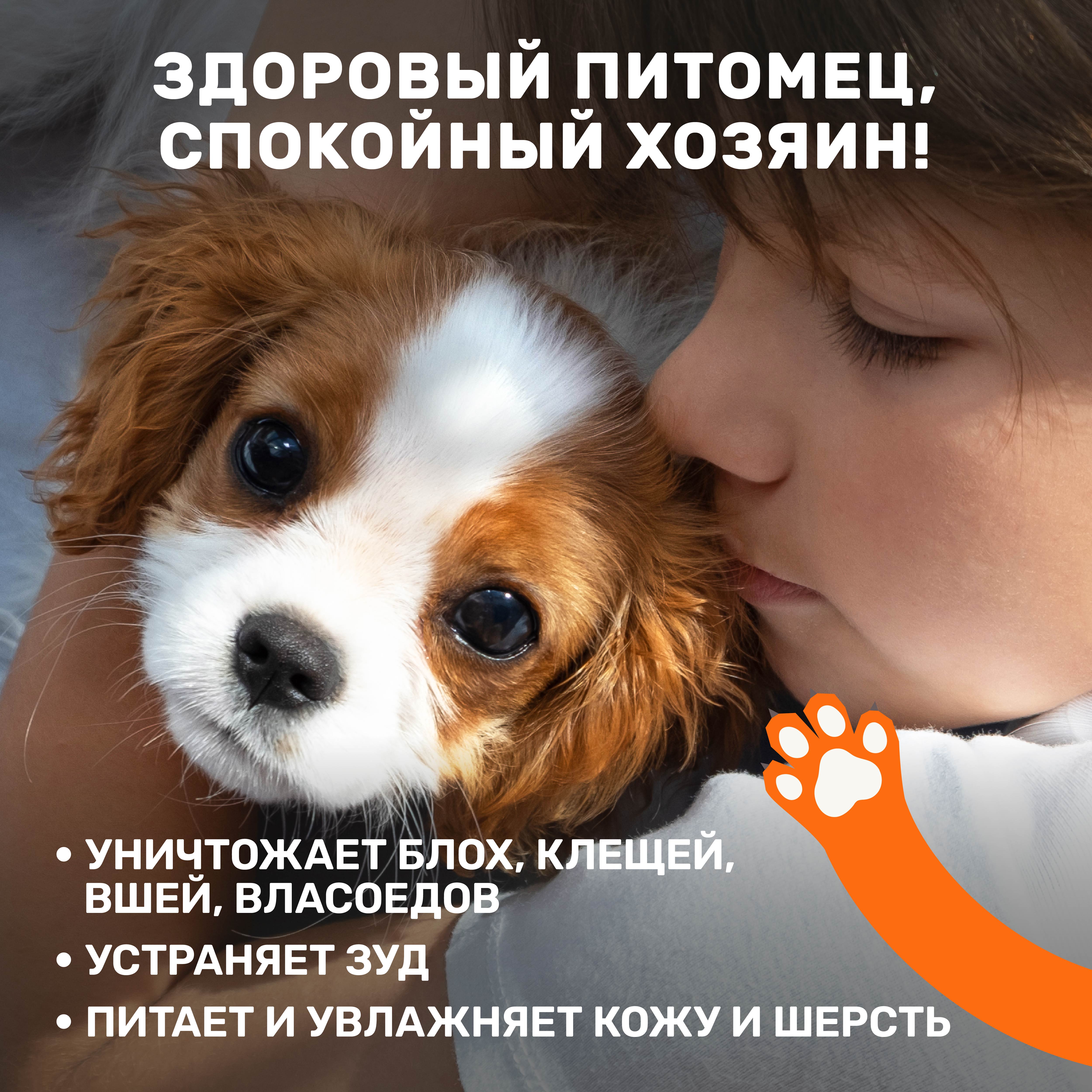 Шампунь для щенков и котят ZOORIK от блох и клещей инсектицидный 250 мл - фото 3