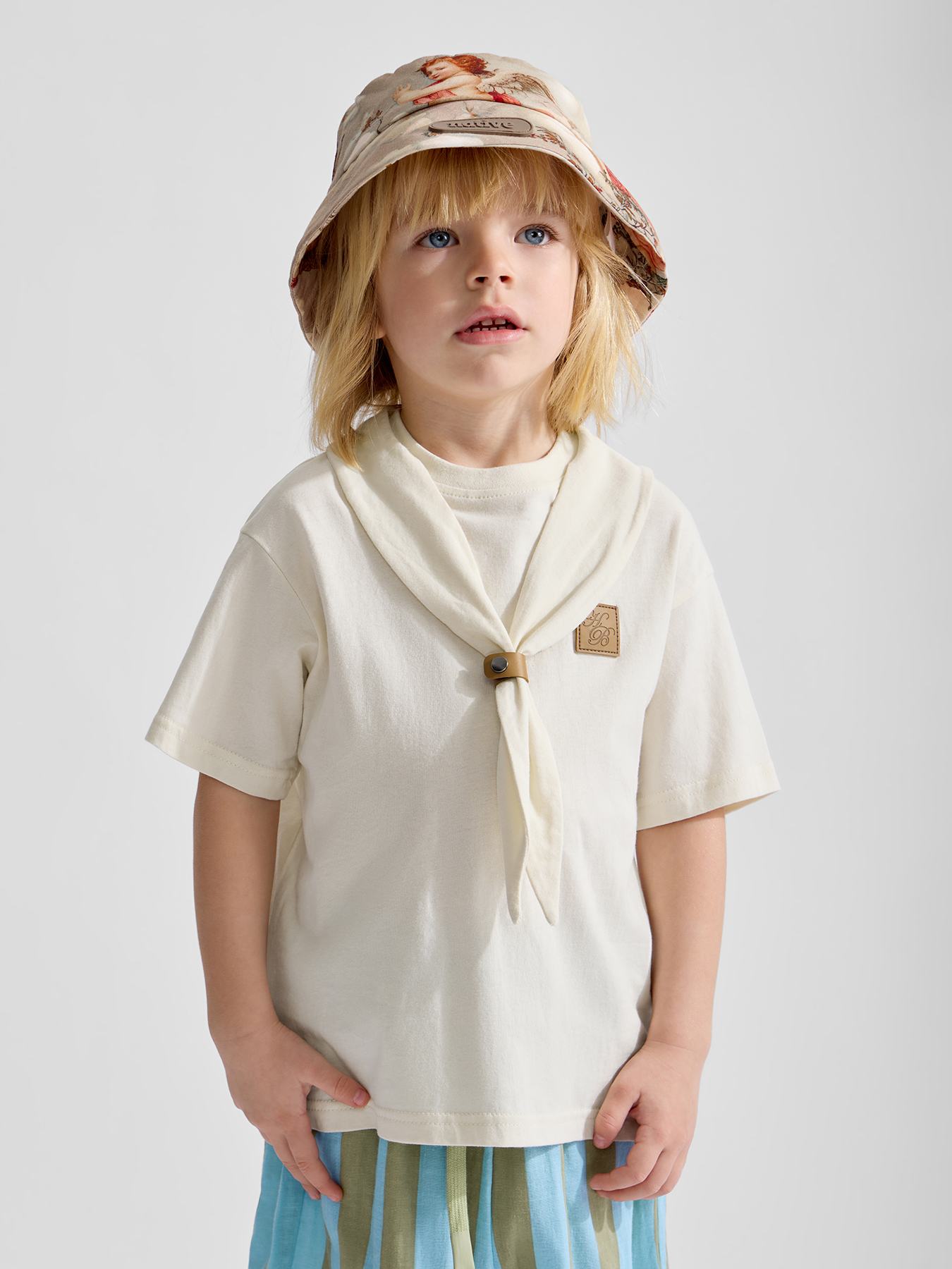 Футболка Happy Baby 88721-1_milk - фото 1