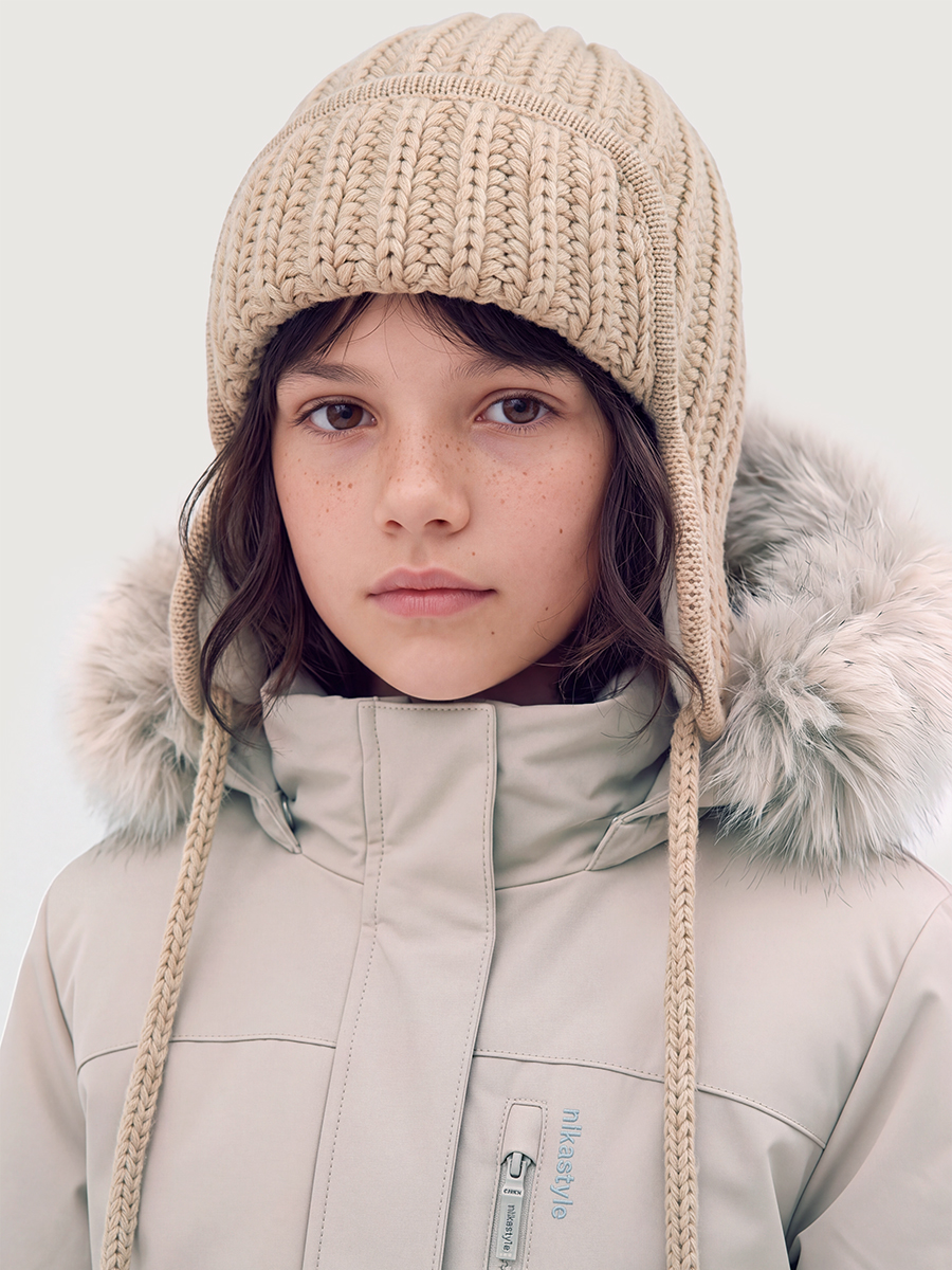 Шапка NIKASTYLE 11з15825 беж - фото 1