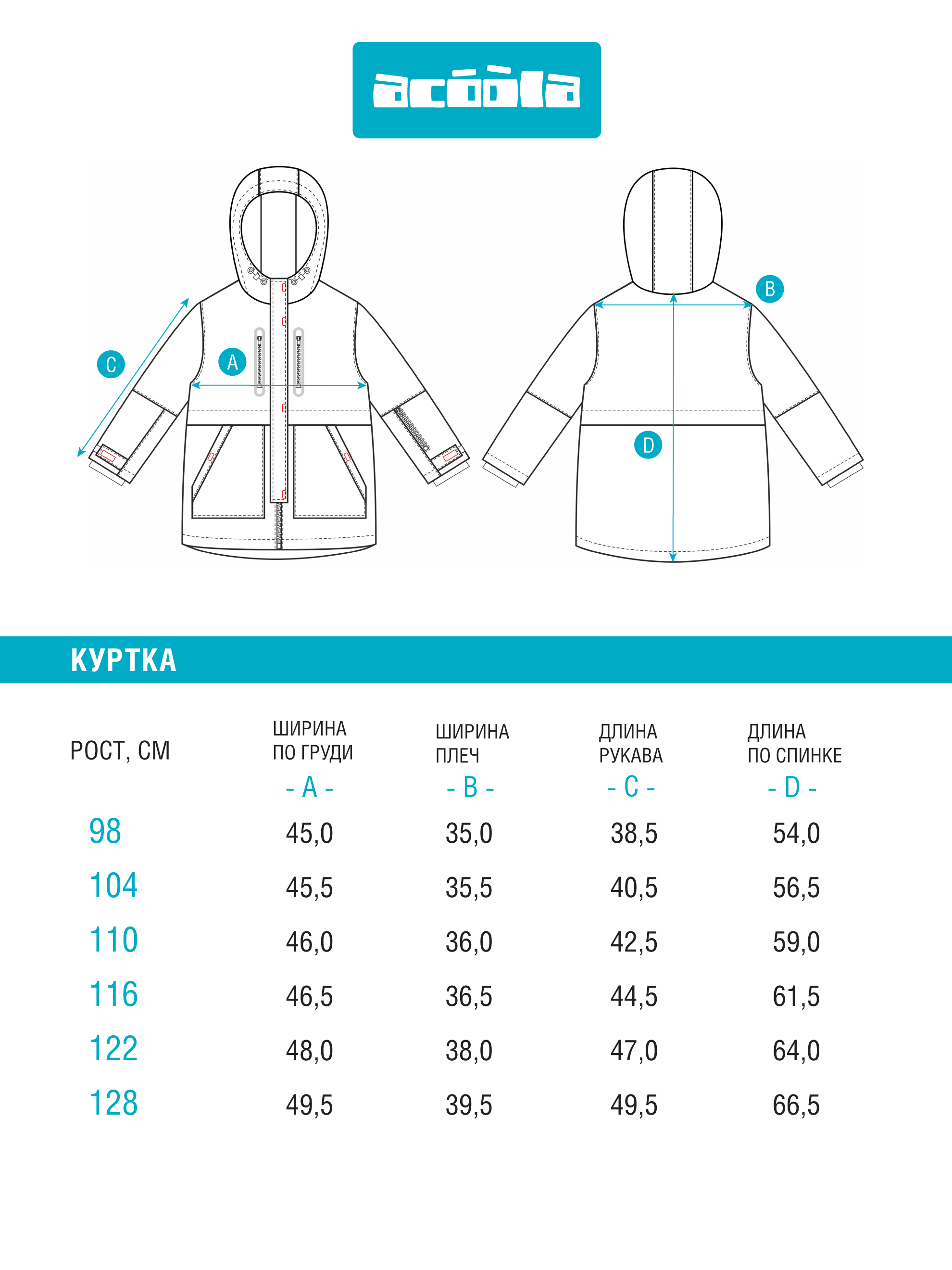 Куртка Acoola 20220130298_0092742 - фото 12