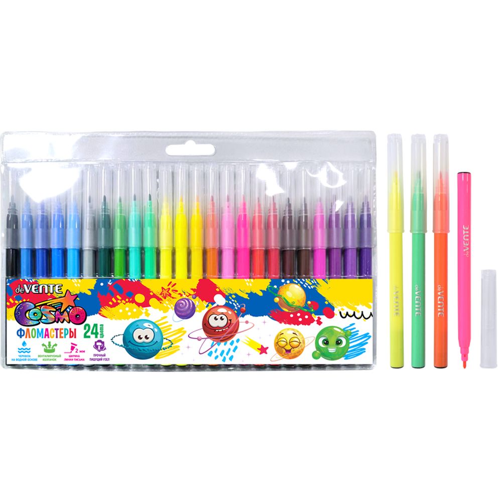Фломастеры deVENTE 24 цв. - фото 2