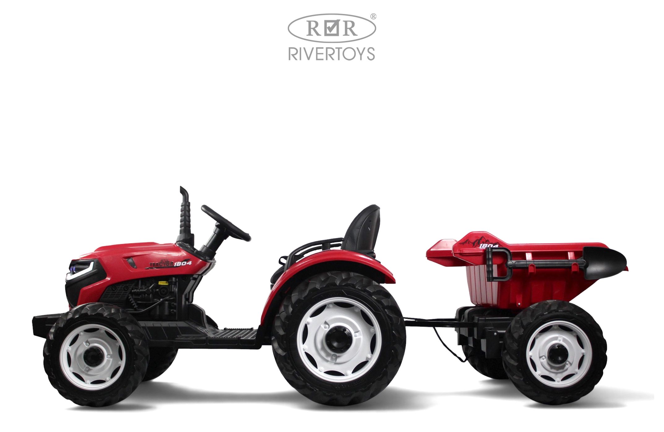 Электромобиль RIVERTOYS М505БХ-RED С пультом ДУ - фото 2