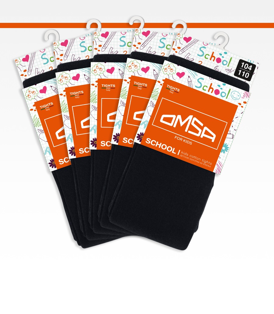 Колготки 5 пар Omsa Collant 11С01-1 Nero.кмп.5 - фото 1